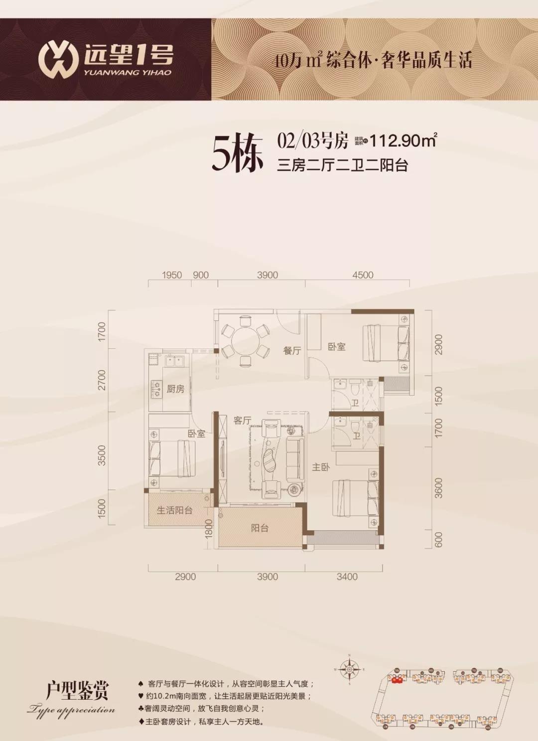 遠望1號遠望1號 5棟02/03號房